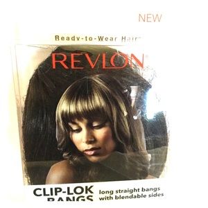 New. Clip-on Bangs Dark Brown.